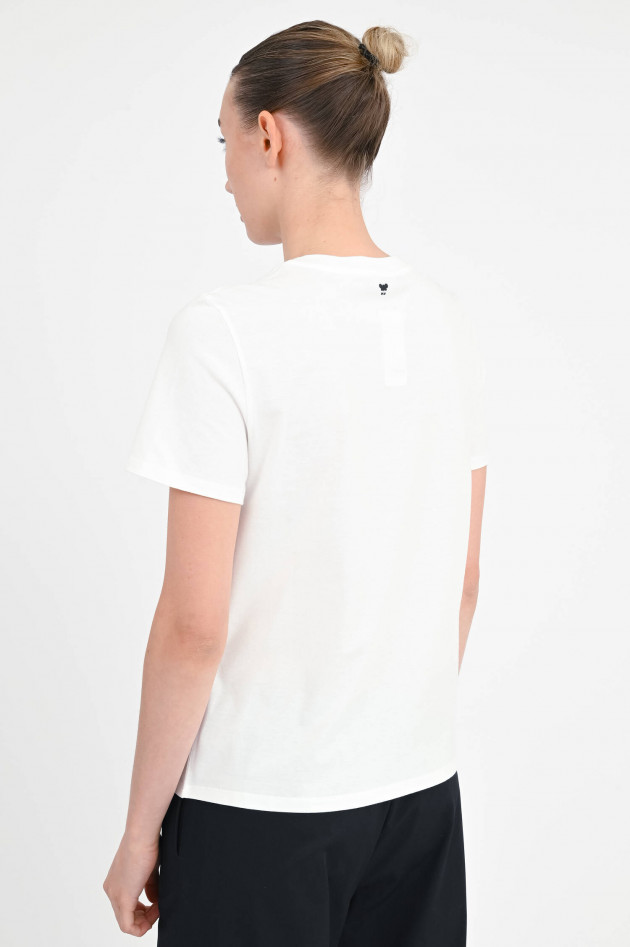 Max Mara Weekend T-Shirt ARA mit Schriftzug in Weiß