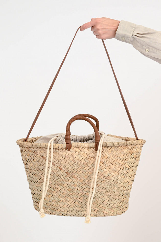 Max Mara Weekend Shopper CORONE in Natur/Braun