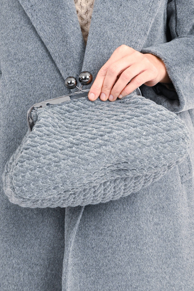 Max Mara Weekend Pasticcino Bag ABILE aus Wollmix in Grau