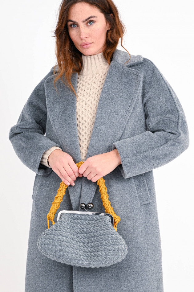 Max Mara Weekend Pasticcino Bag ABILE aus Wollmix in Grau