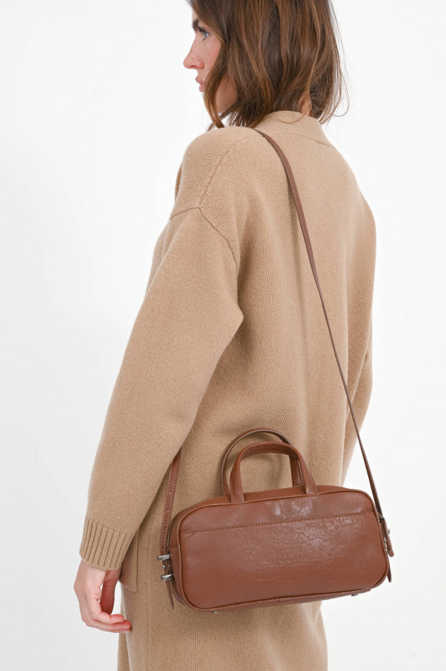 Max Mara Weekend Tasche mit kurzen Henkeln in Taback