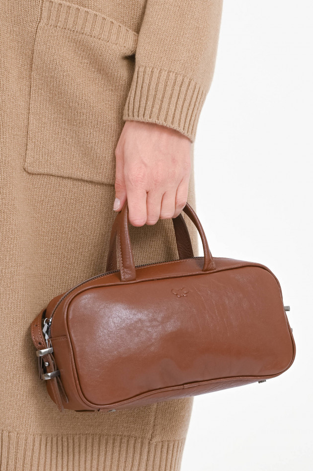 Max Mara Weekend Tasche mit kurzen Henkeln in Taback