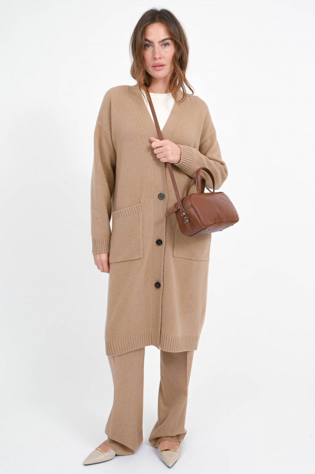 Max Mara Weekend Tasche mit kurzen Henkeln in Taback