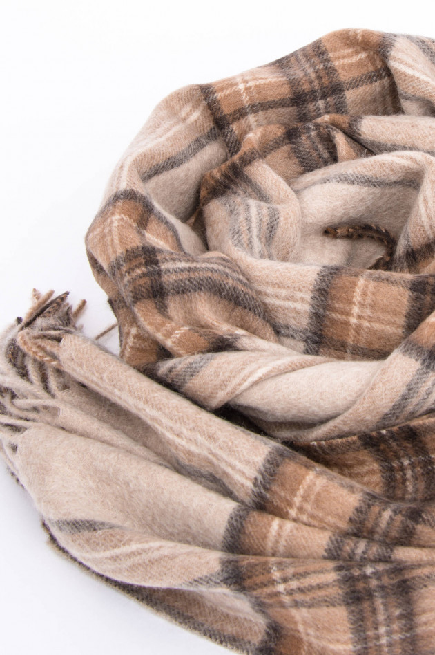 Max Mara Weekend Schal CARPAZI mit Musterung in Beige