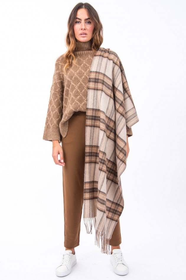 Max Mara Weekend Schal CARPAZI mit Musterung in Beige