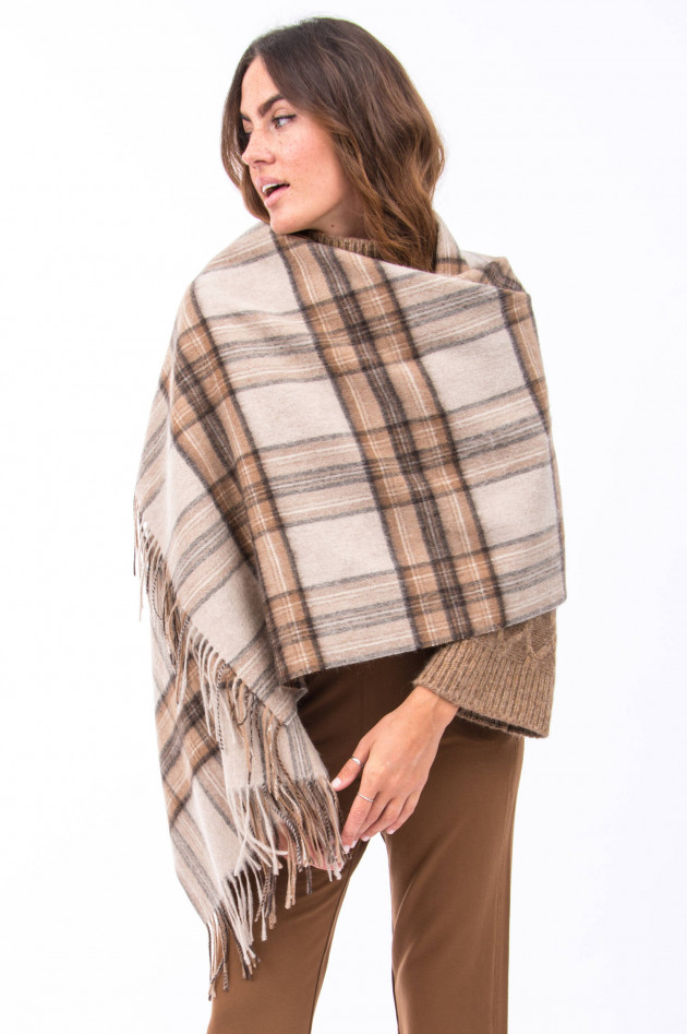 Max Mara Weekend Schal CARPAZI mit Musterung in Beige