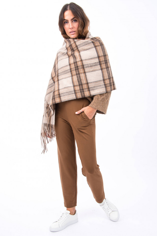 Max Mara Weekend Schal CARPAZI mit Musterung in Beige