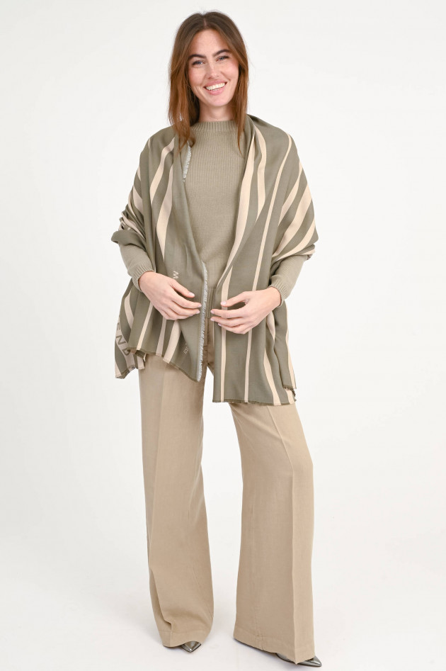 Max Mara Weekend Tuch EUFEMIA in Khaki/Beige