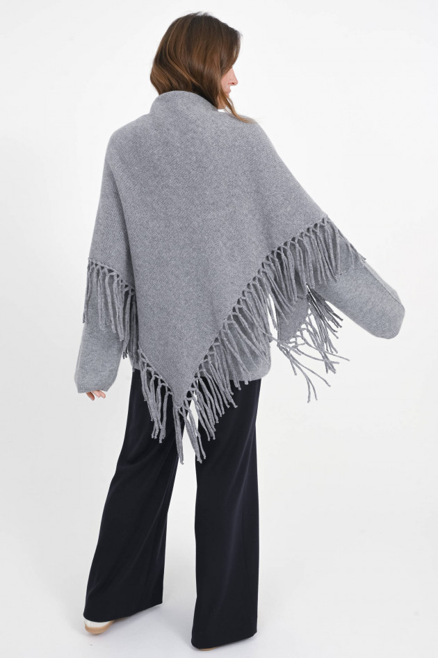 Max Mara Weekend Poncho TORNADO in Mittelgrau