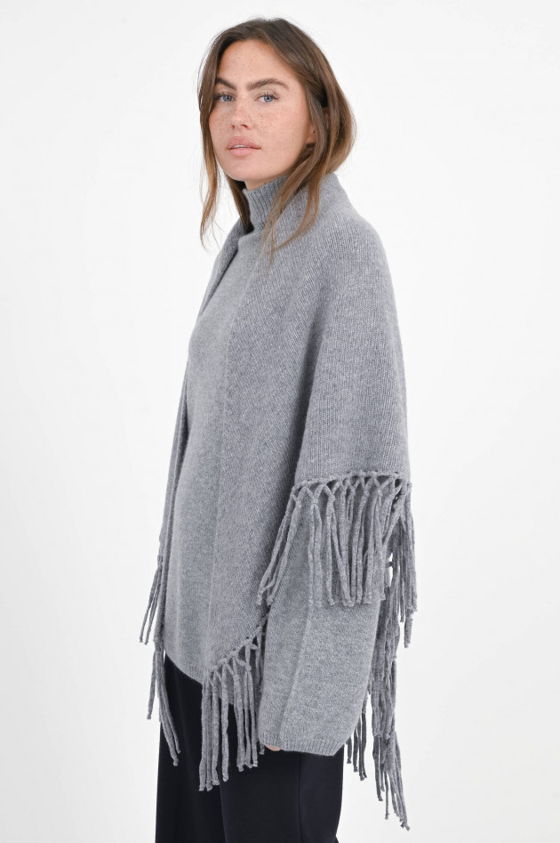 Max Mara Weekend Poncho TORNADO in Mittelgrau
