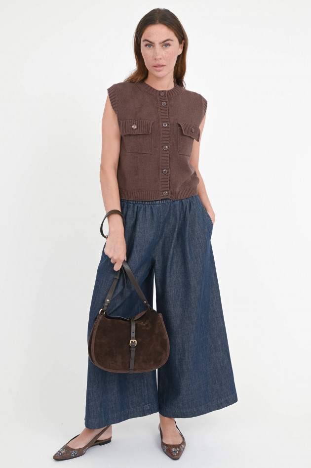 Max Mara Weekend Weste/Pullunder CAPRARA in Chocolate