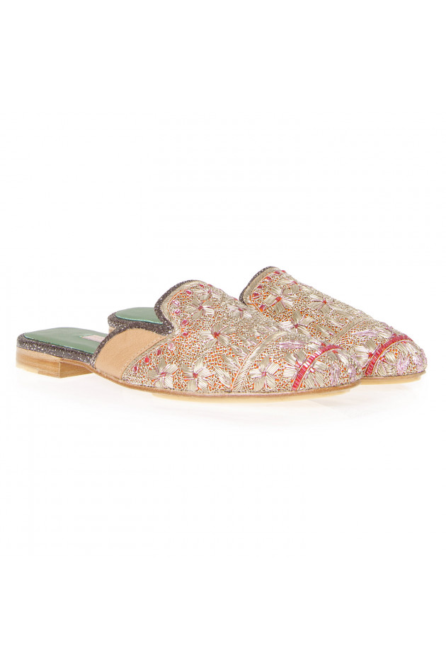 Meher Kakalia Slipper QUEEN DELFI in Beige