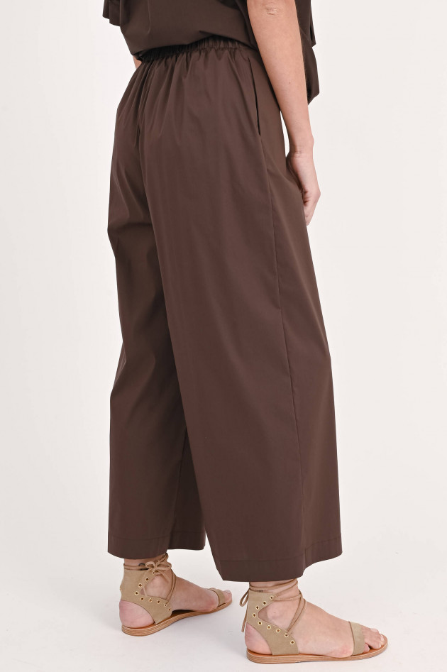Meimeij Culotte aus Baumwoll-Mix in Braun