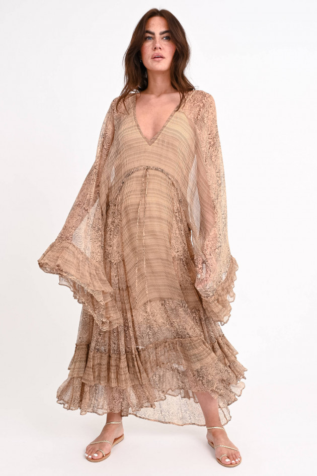 Mes Demoiselles Volantkleid AMANDA in Beige