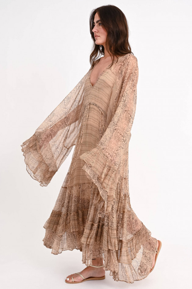 Mes Demoiselles Volantkleid AMANDA in Beige