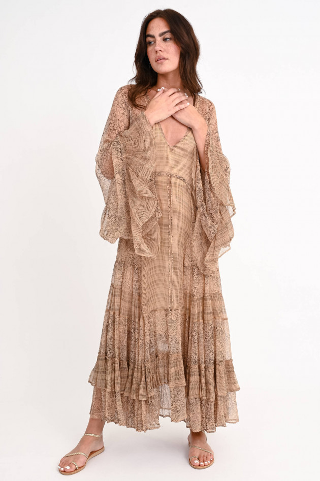 Mes Demoiselles Volantkleid AMANDA in Beige