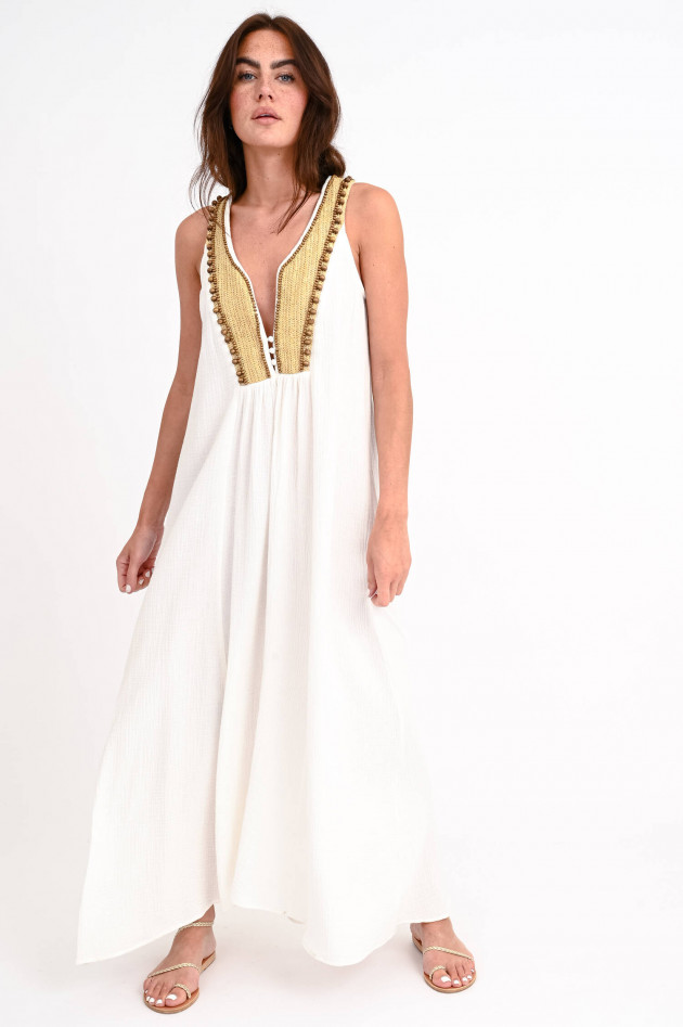 Mes Demoiselles Maxi-Kleid RACHELLA in Weiß
