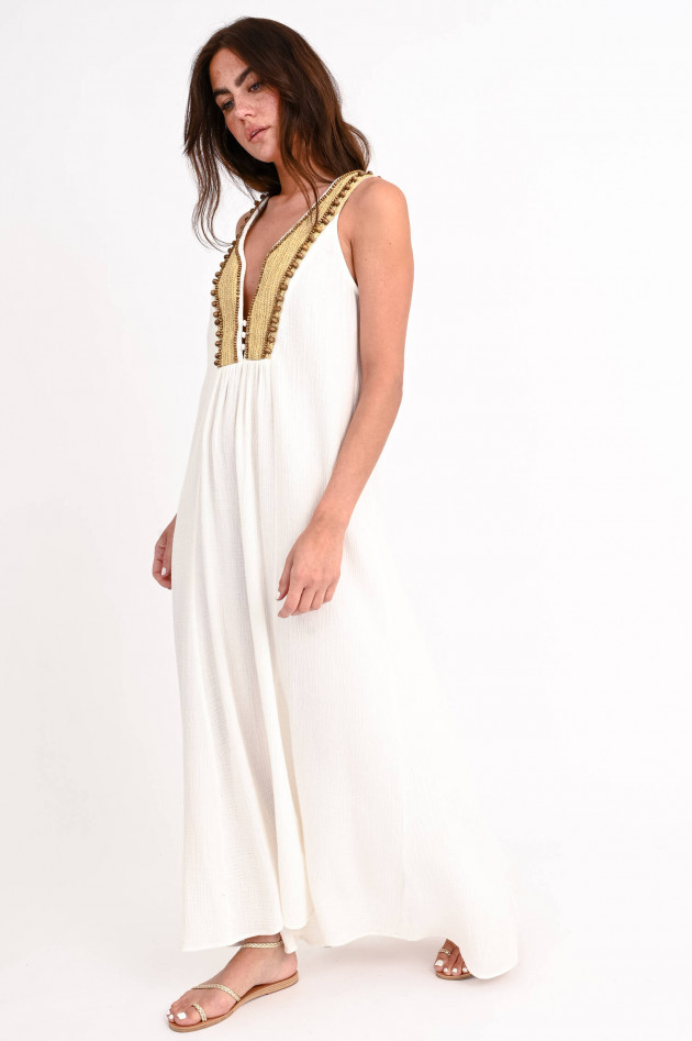 Mes Demoiselles Maxi-Kleid RACHELLA in Weiß