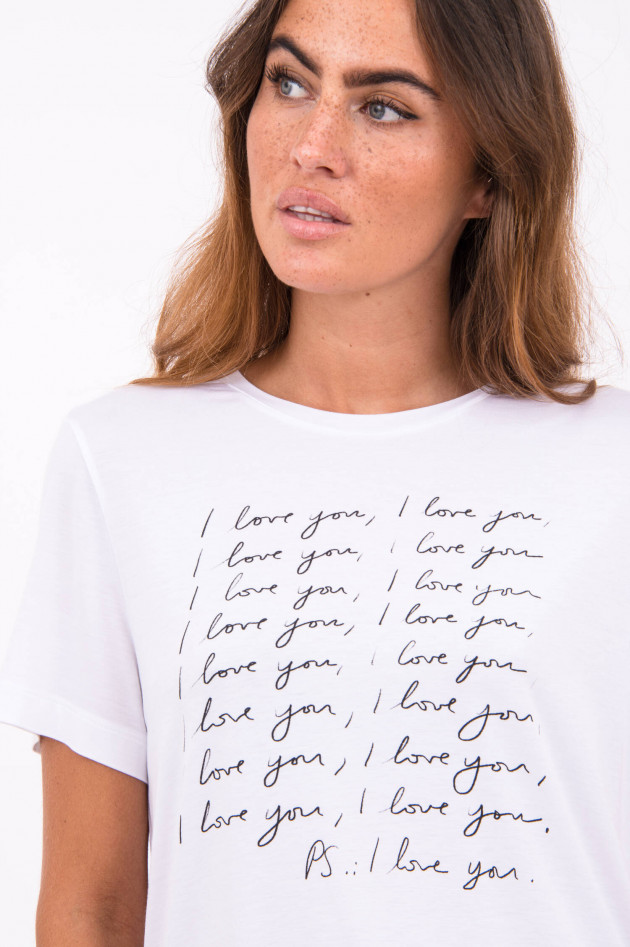 Mey Story Shirt I LOVE YOU in Weiß