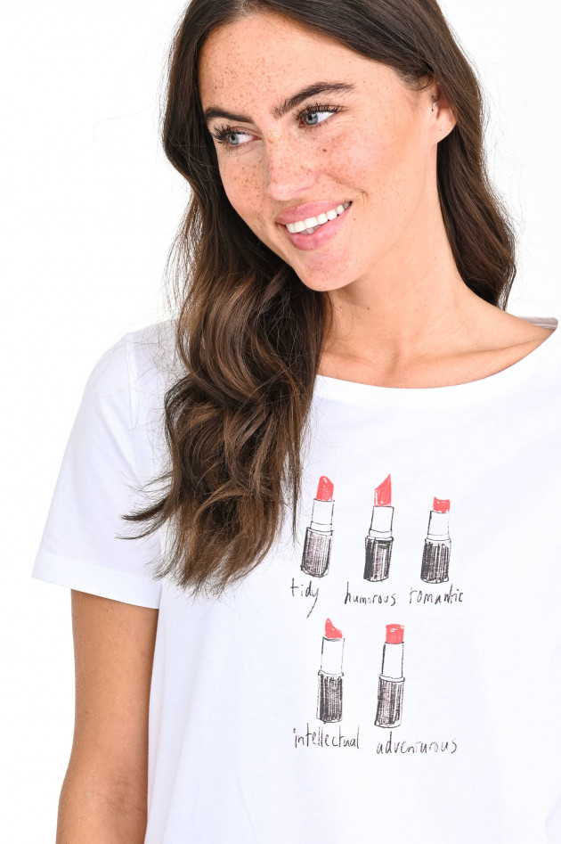 Mey Story Shirt LIPPENSTIFT in Weiß GRUENER.AT