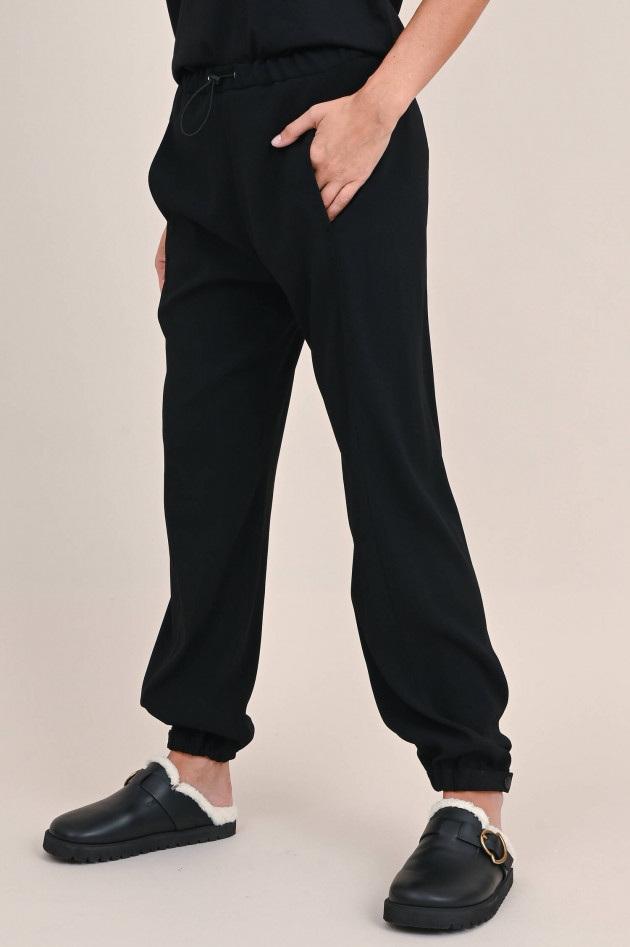 Moncler Lockere Hose in Schwarz