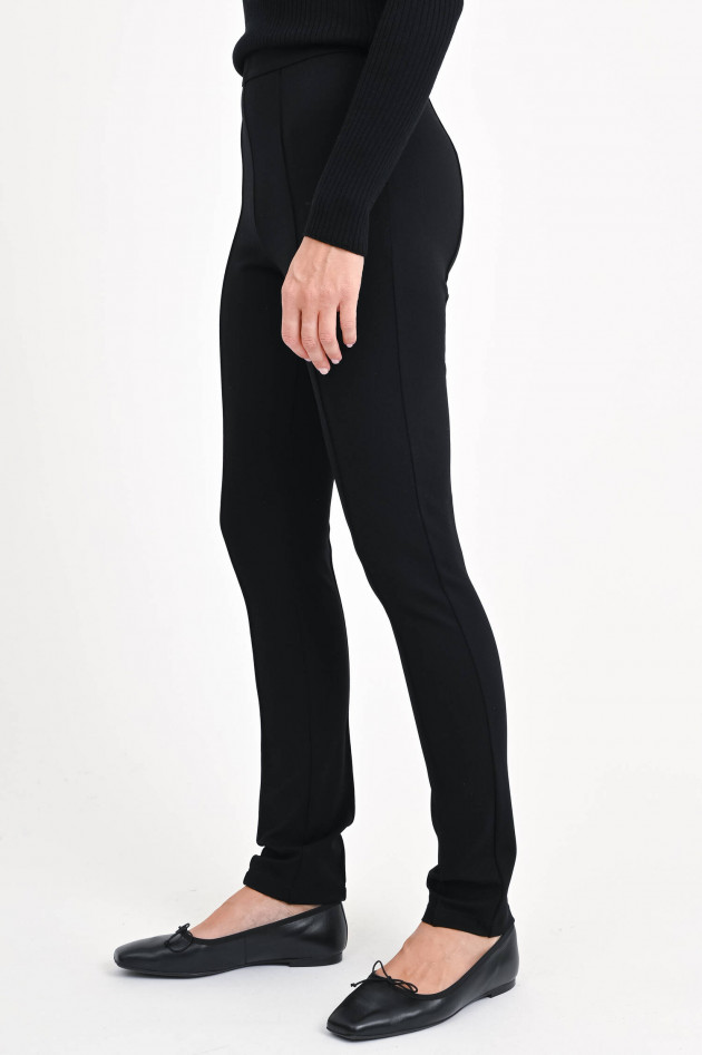 Moncler Hose mit Ziernaht in Schwarz