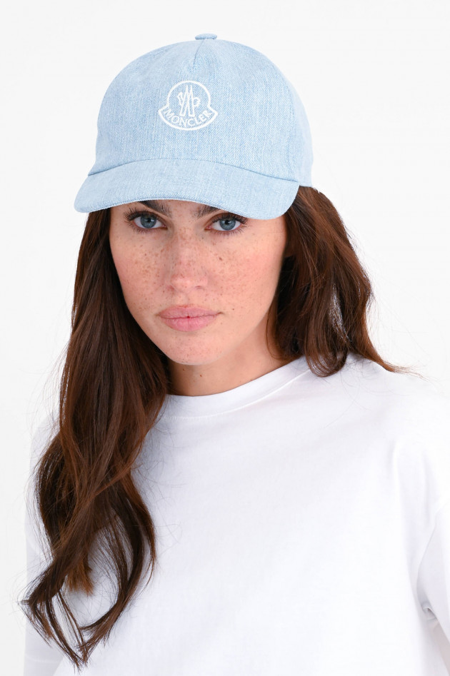 Moncler Baseball Cap in Hellblau