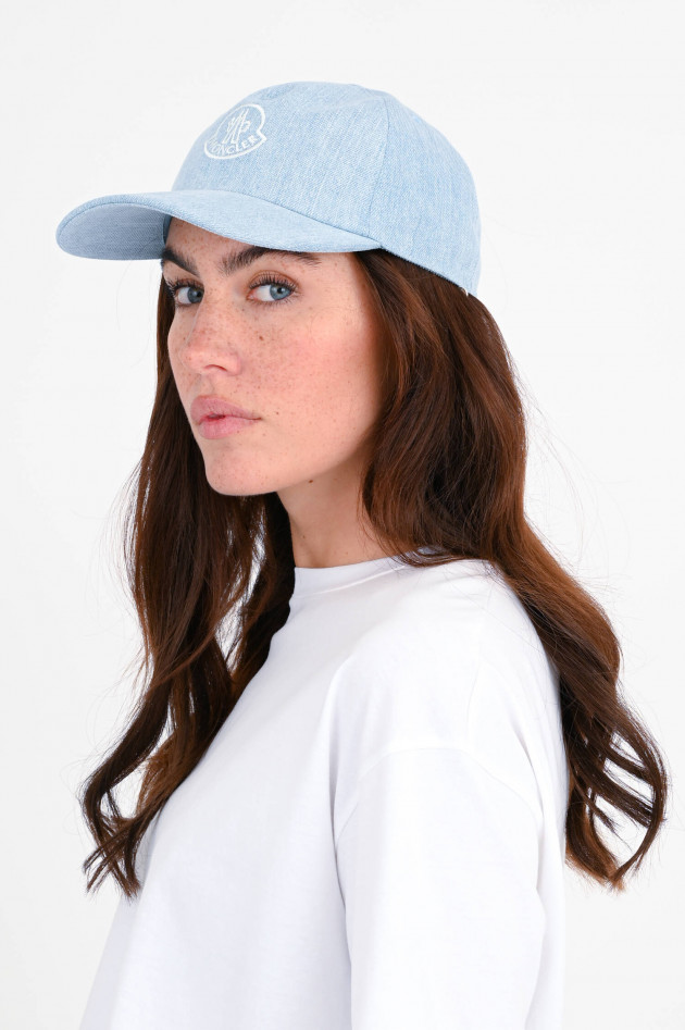 Moncler Baseball Cap in Hellblau