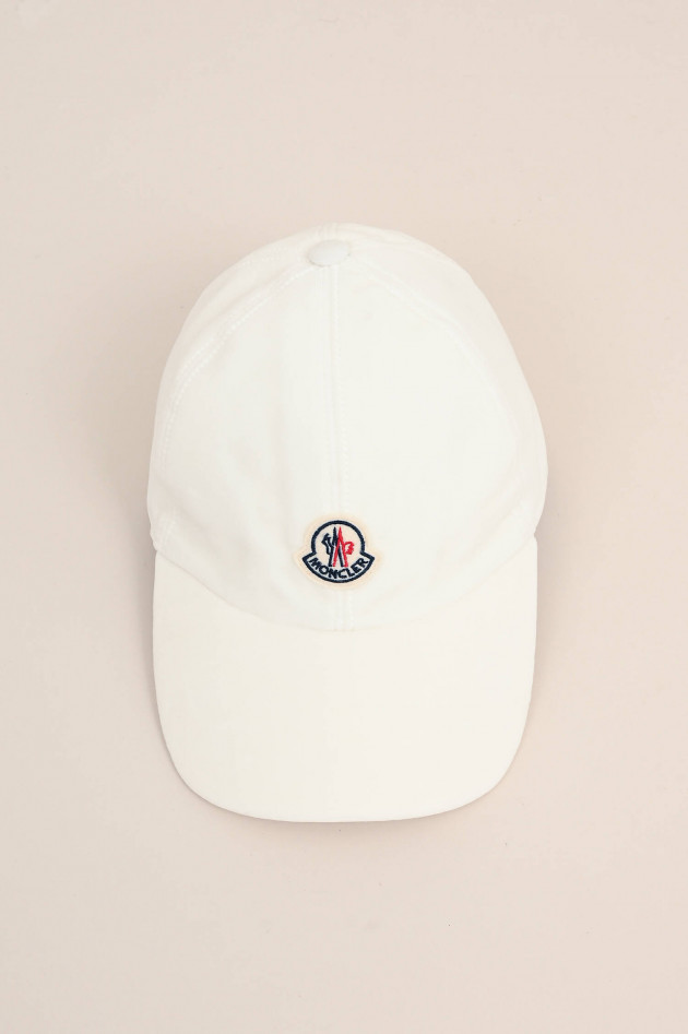 Moncler Basecap aus Samt in Natur