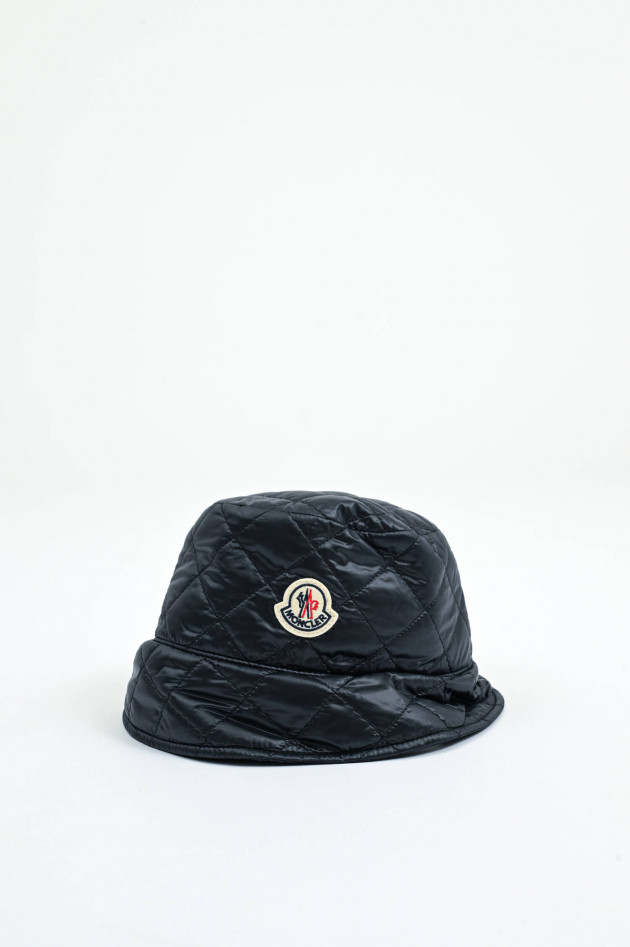 Moncler Gesteppter Bucket Hat in Navy