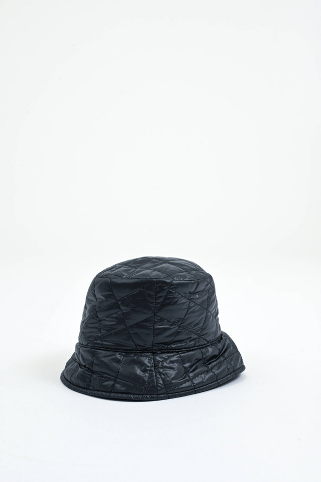 Moncler Gesteppter Bucket Hat in Navy