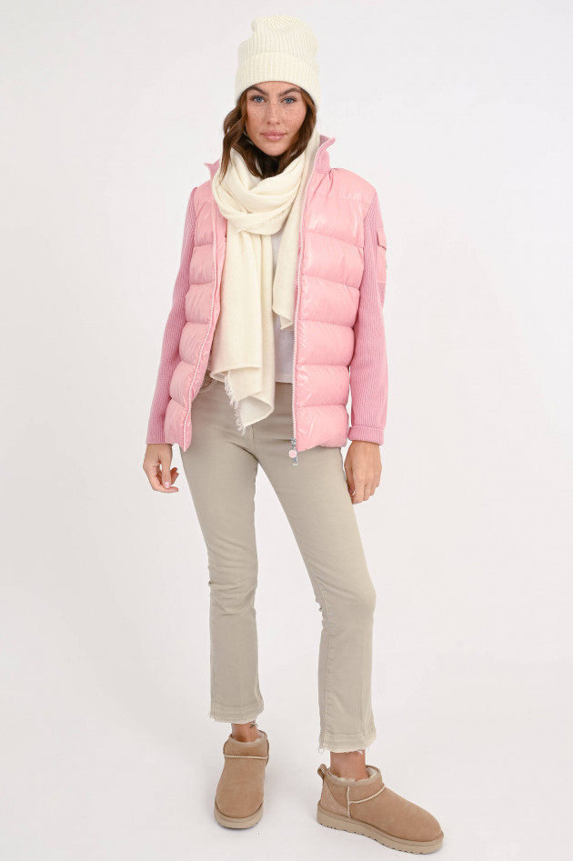 Moncler Hybrid Strickjacke in Rosa
