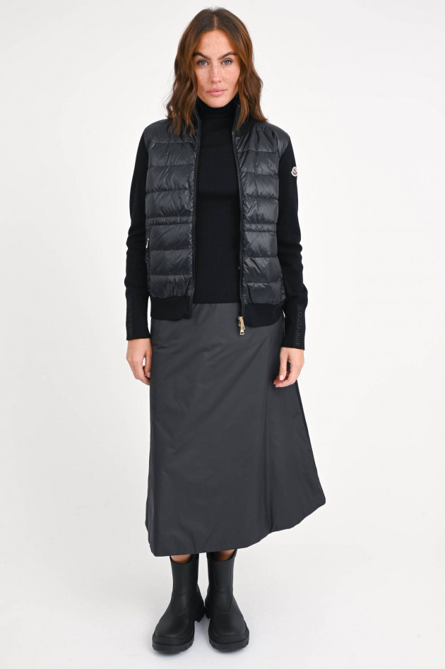 Moncler Hybrid Strickjacke in Schwarz
