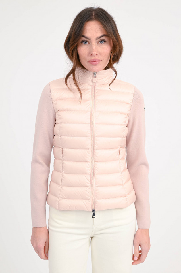 Moncler Hybrid Strickjacke in Puderrosa