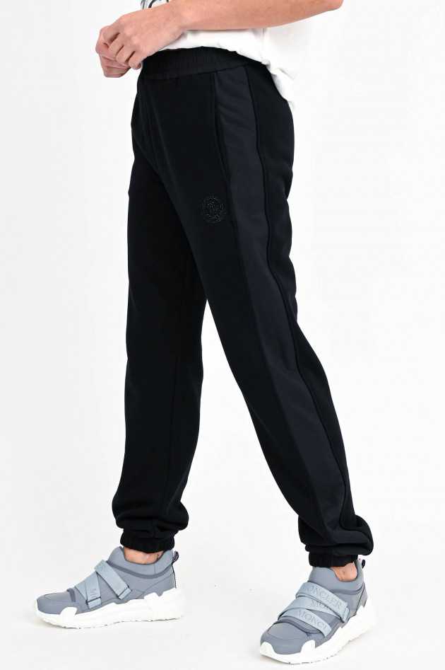 Moncler Sweatpants mit Glitzer-Detail in Schwarz