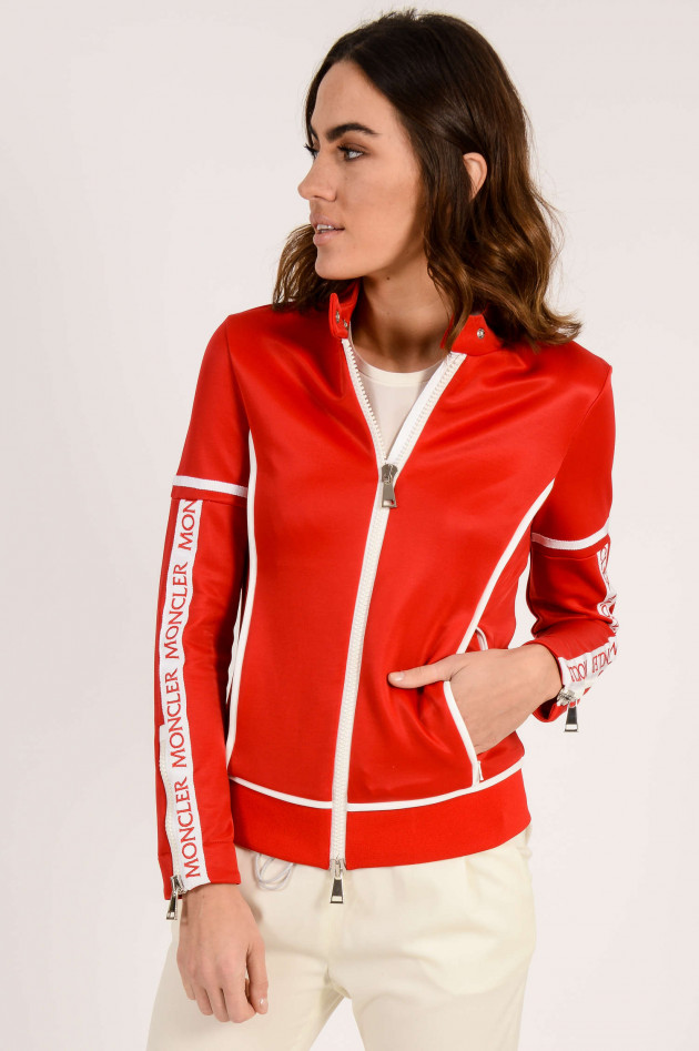 Moncler Sportjacke in Rot