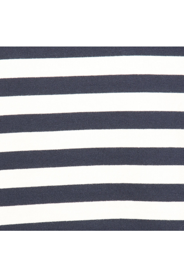 Moncler Kleid ABITO in Blau/Weiß gestreift