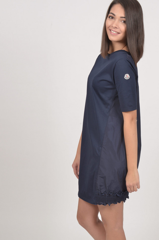 Moncler Kleid mit Rüschen in Navy