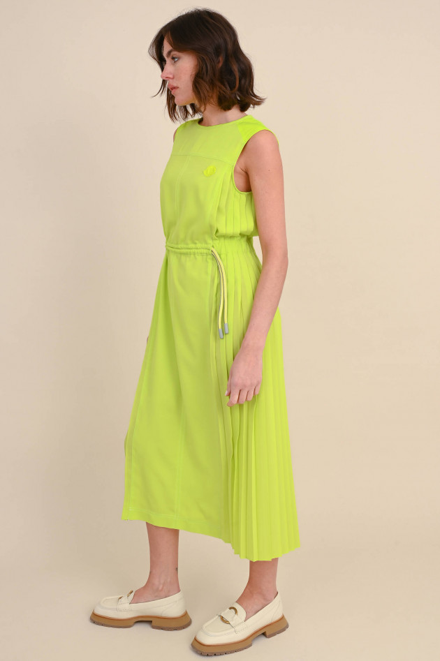 Moncler Maxi-Kleid in Gelbgrün