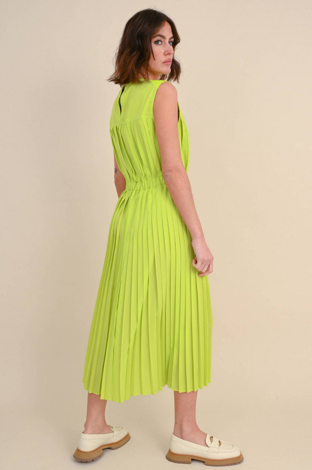 Moncler Maxi-Kleid in Gelbgrün