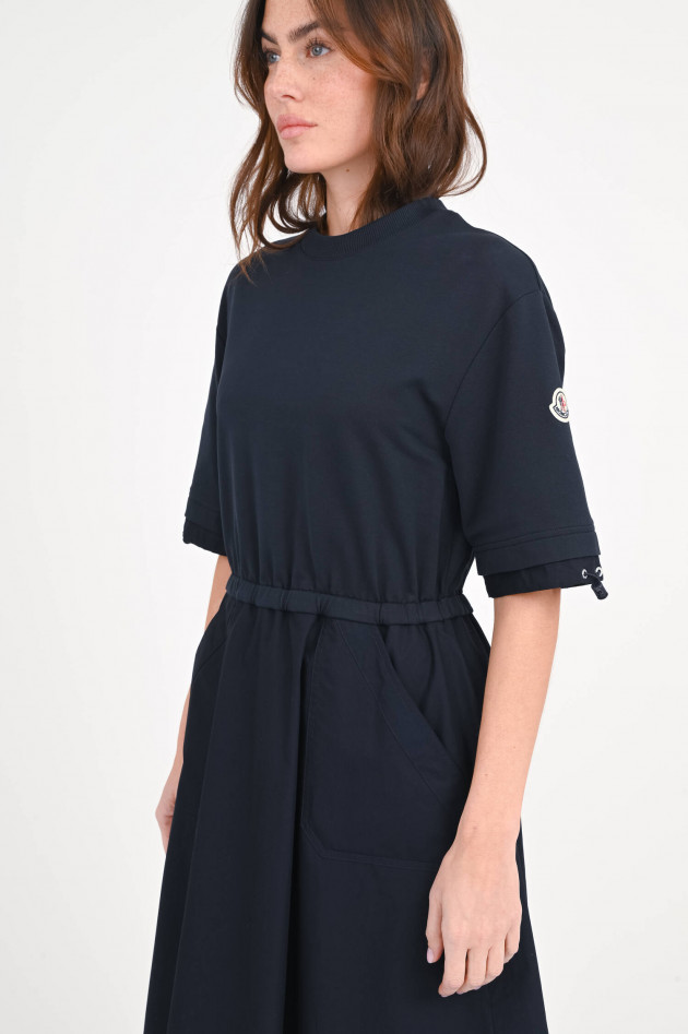 Moncler Kleid mit elastischer Taille in Midnight