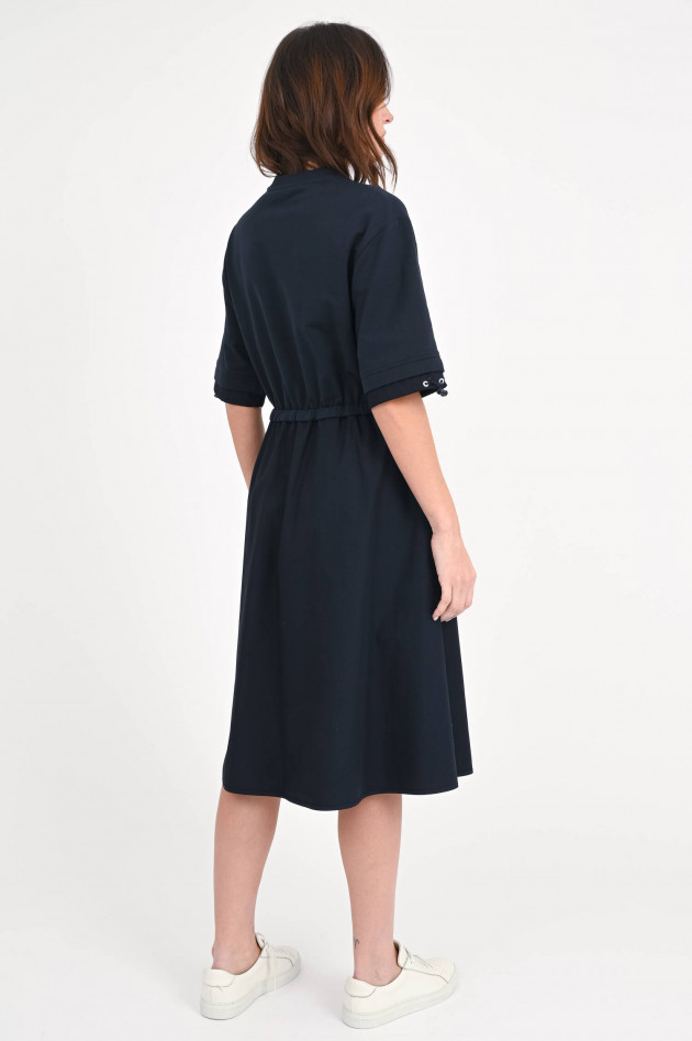 Moncler Kleid mit elastischer Taille in Midnight