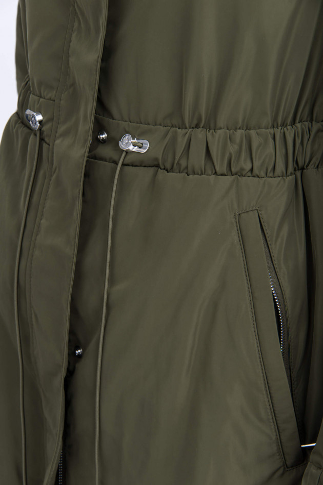 Moncler Langer Parka MALACHITE in Oliv