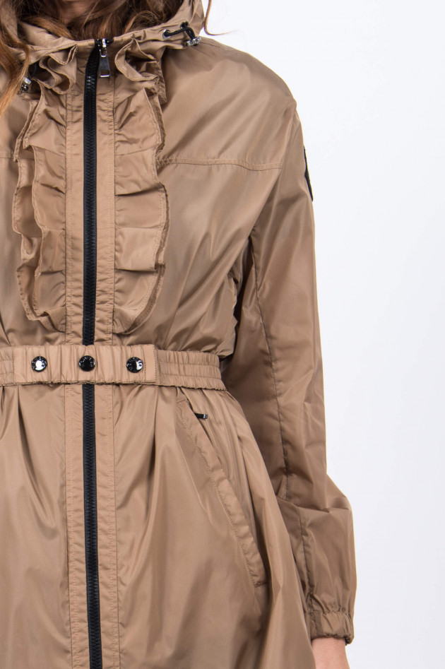 Moncler Windparka SAUGE mit Rüschenbesatz in Camel