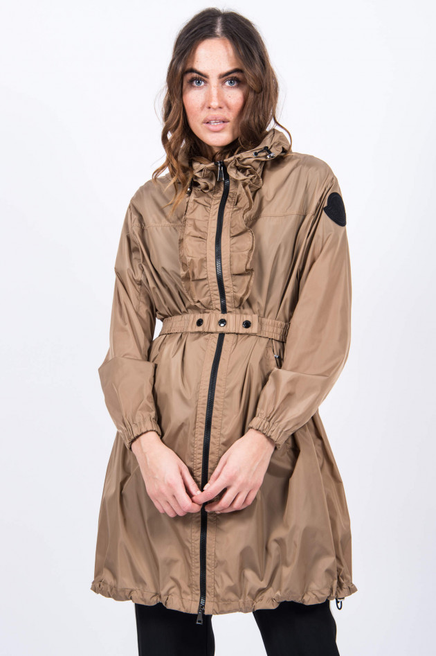 Moncler Windparka SAUGE mit Rüschenbesatz in Camel