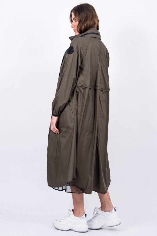 Moncler Leichter Mantel LIN GIUBBOTTO in Oliv