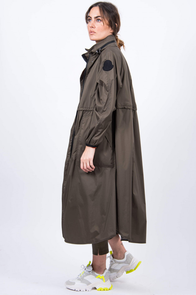 Moncler Leichter Mantel LIN GIUBBOTTO in Oliv