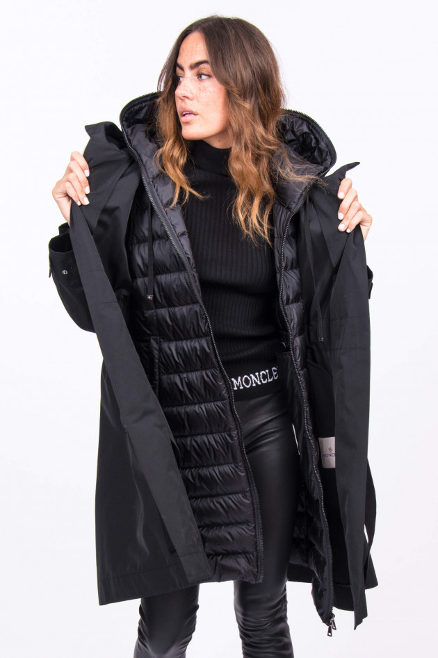 Moncler Trenchcoat BATZ in Schwarz