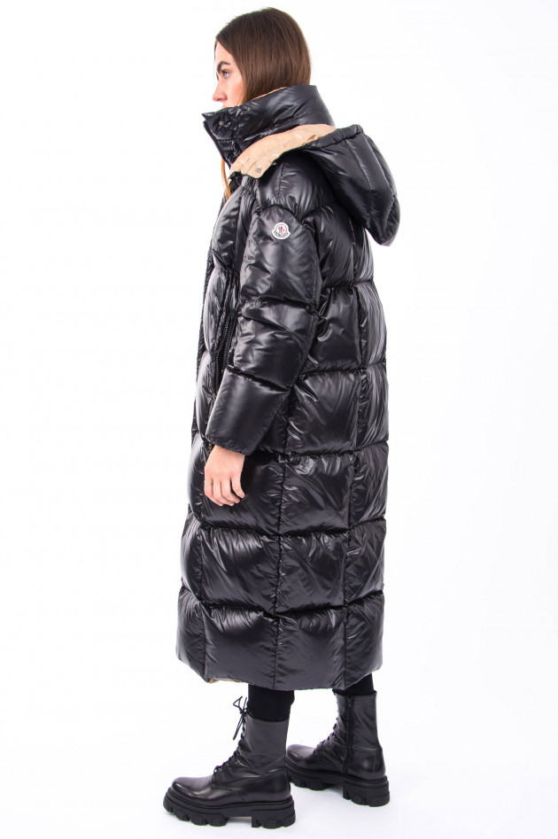 Moncler Daunenmantel PARNAIBA in Schwarz/Camel