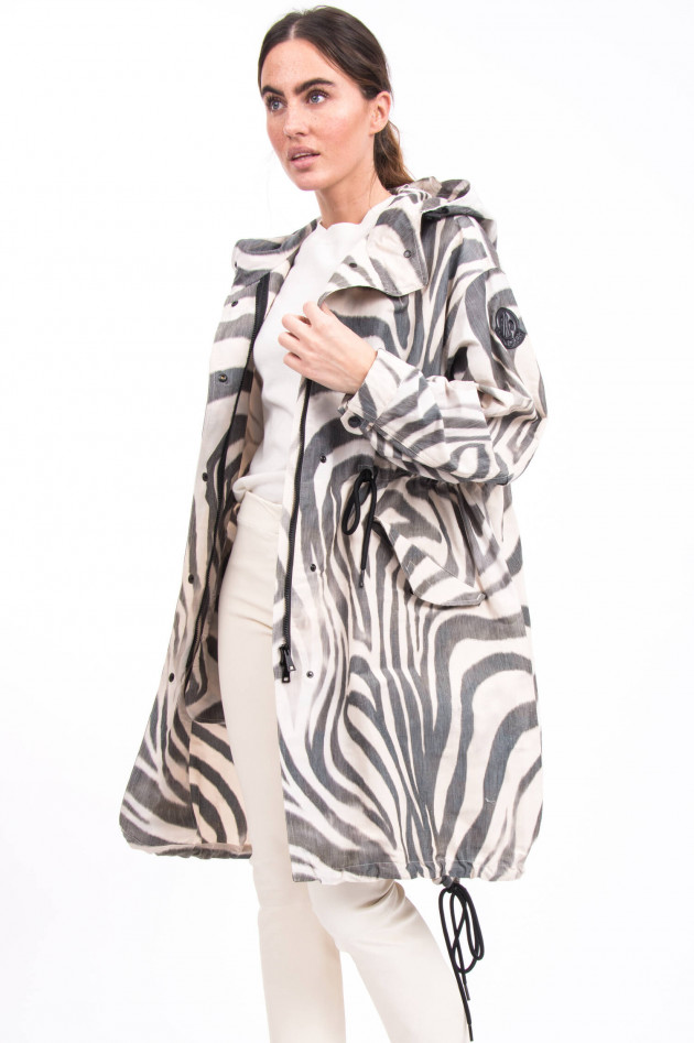 Moncler Leichter Mantel im Zebra-Design